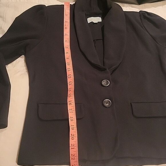 Veronica M Classic Black Blazer Sz Med - Picture 4 of 8